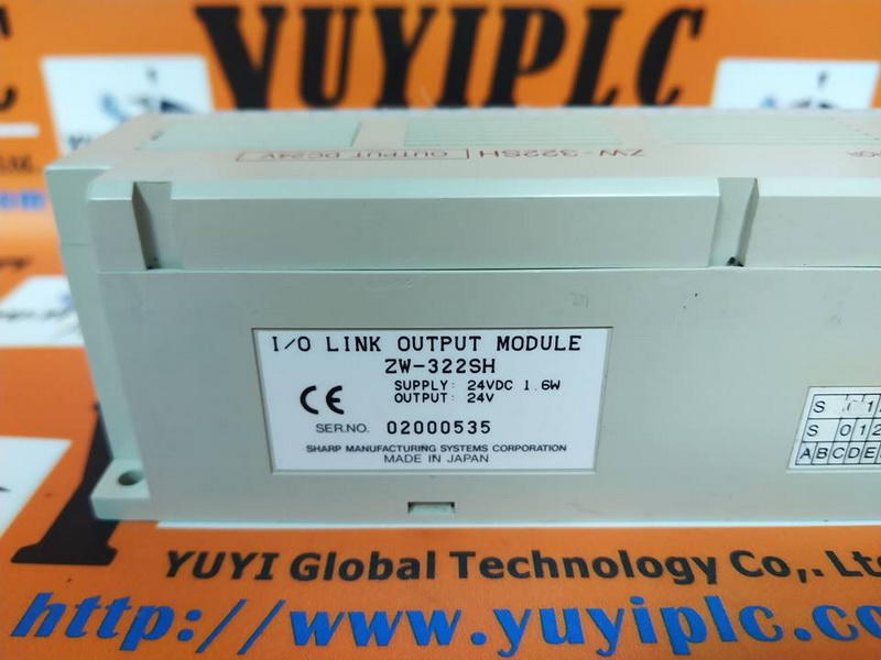 SHARP ZW-322SH I/O LINK OUTPUT MODULE - PLC DCS SERVO Control